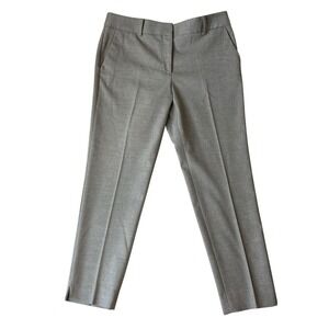 Talbots Hampshire Ankle Dress Pants Women 8P Dark Mist Heather Career